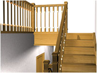 Лестницы на второй этаж как основная изюминка интерьера