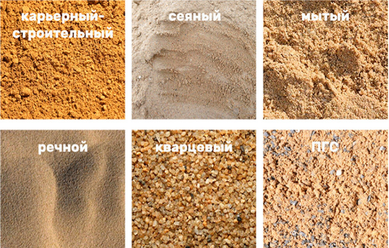Песок как представитель нерудных строительных материалов