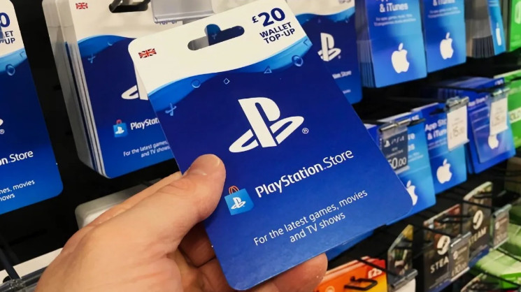 Покупка кредита PlayStation с помощью карты PSN