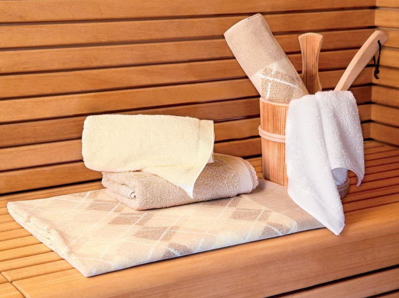 Банные полотенца: материалы изготовления