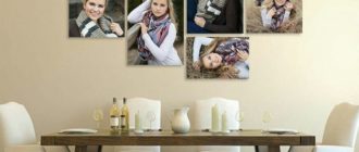 Фотография в интерьере: варианты использования