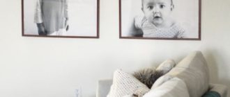 Плакатные фотографии в интерьере